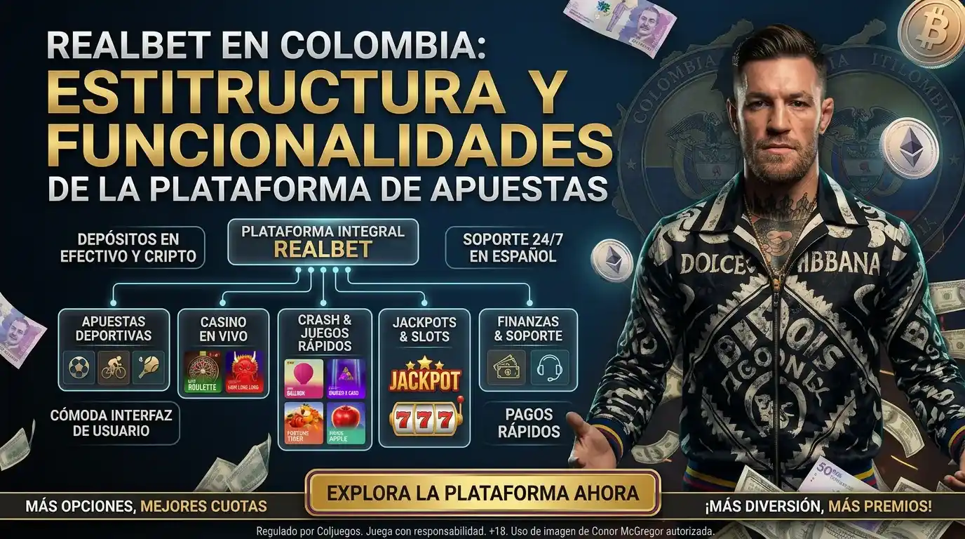 Realbet Colombia: Análisis de Plataforma de Apuestas y Casino en Línea