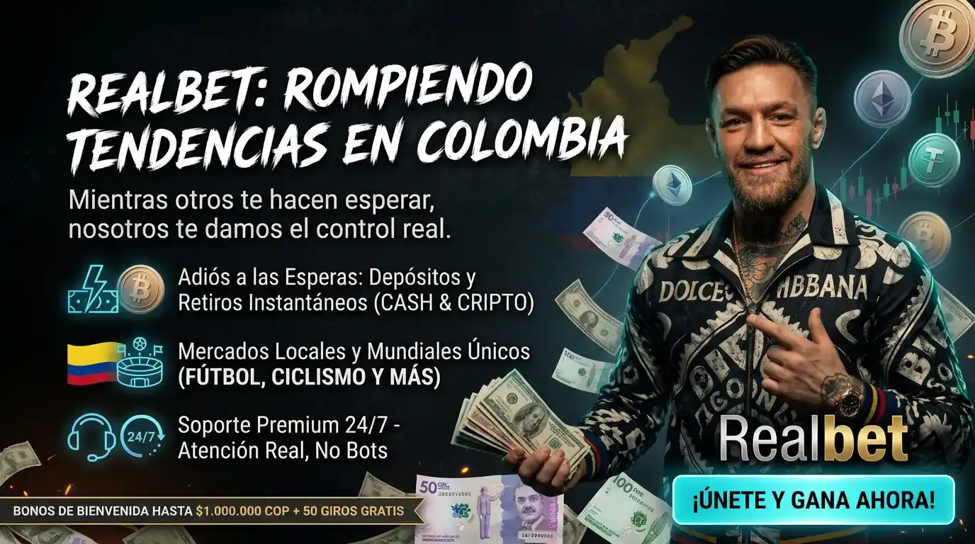 Comparación implícita: Realbet frente a tendencias del mercado colombiano